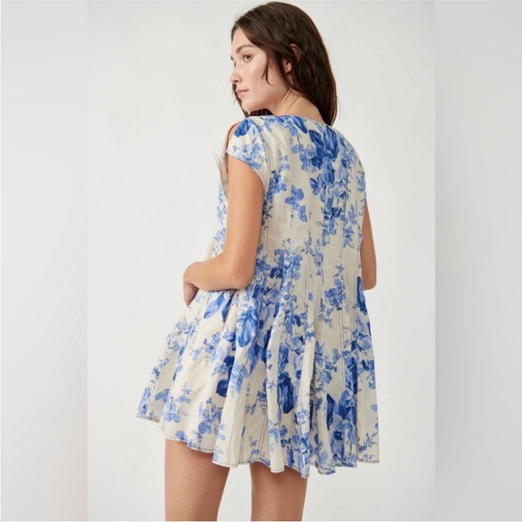 Free People Sully Mini Floral Dress - Picture 3 of 6